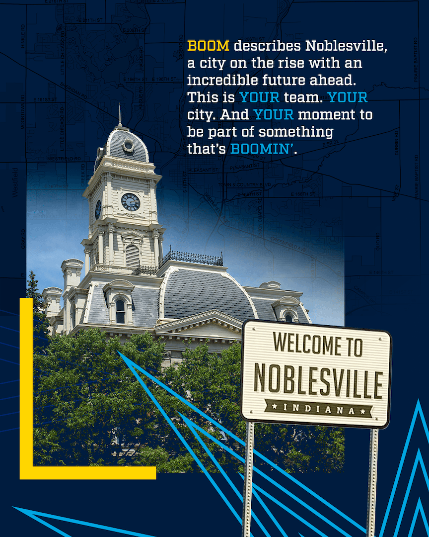 BOOM describes Noblesville, a city on the rise with an incredible future ahead.